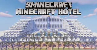 Minecraft Hotel Map (26.2, 1.20.1) – Luxurious Stay