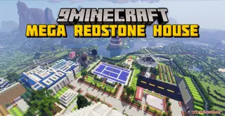 Mega Redstone House Map (26.2, 1.20.1) – 90 Mechanisms of Genius!