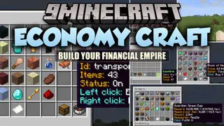 Economy Craft Mod (26.2, 1.21.1) – Trade Resources and Run Custom Player Shops
