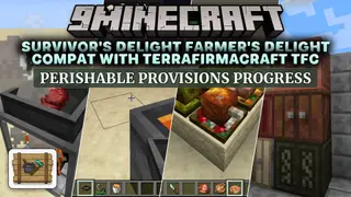 Survivor's Delight Farmer's Delight Compat with Terrafirmacraft TFC Mod (1.21.1, 1.20.1)