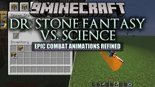 Dr. Stone Fantasy Vs. Science Data Pack (1.20.1) – Epic Combat Moves