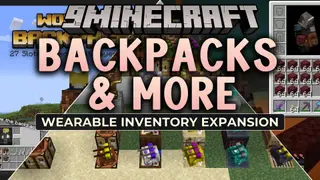Backpacks & More Data Pack (26.2, 1.21.1) – Double Your Storage Space