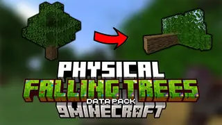 Physical Falling Trees Data Pack (1.21.11, 1.20.1) – Timber Realism