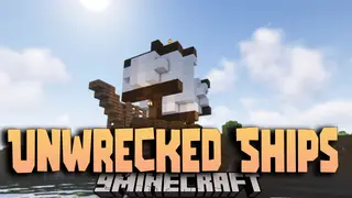 Unwrecked Ships Data Pack (1.21.11, 1.20.1) – Shipwrecks Repaired and Sailing Again
