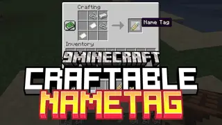 Craftable Nametag Data Pack (1.21.11, 1.21.1) – Allows Crafting Nametags In Minecraft