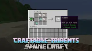 Craftable Tridents Data Pack (1.21.11, 1.20.1) – Craft Tridents with Breeze Rods