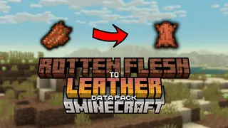 Rotten Flesh to Leather Data Pack (1.21.10, 1.20.1) – Simple Yet Effective Addition