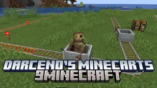 Darceno's Minecarts Data Pack (1.21.1, 1.20.1) – Better Minecarts