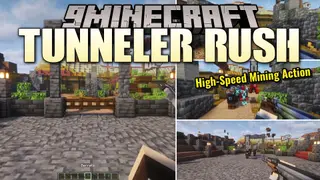 Tunneler Rush Mod (1.21.1, 1.20.1) – Collect Weapon Skins and Fight