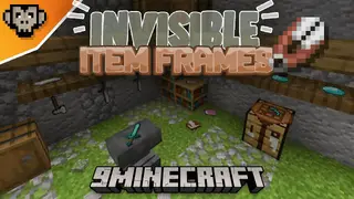 Invisible Item Frames Data Pack (1.21.8, 1.20.1) – Shear Your Frames Away!