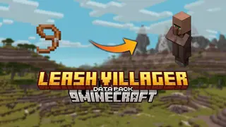 Leash Villager Data Pack (1.21.8, 1.20.1) – Easily Transport Your Villagers