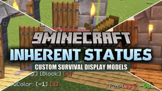 Inherent Statues Mod (26.2, 1.21.11) – Decorate Survival Bases with Custom 3D