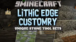 Lithic Edge Customry Mod (1.21.1, 1.20.1) – Craft Unique Tools From Every Stone