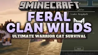 Feral Clan Wilds Mod (1.21.1, 1.20.1) – Survive As a Wild Cat and Build