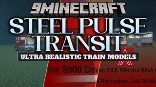 Steel Pulse Transit Resource Pack (1.20.1) – Modern Railway Transit