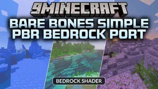 Bare Bones Simple PBR Bedrock Port Shader (26.x) – Trailer Look with Mobile PBR