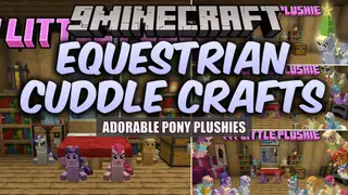 Equestrian Cuddle Crafts Mod (1.21.1) – Collect Pony Plushies for Helpful Base