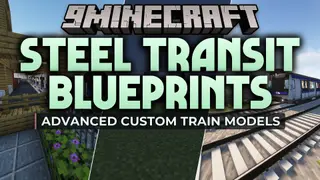 Steel Transit Blueprints Resource Pack (1.20.1) – Sleek Modern Trains