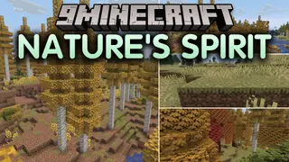 Nature's Spirit 9minecraft Mod – Roam Colorful Forests and Build with New Wood