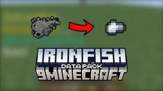 Ironfish Data Pack (1.21.8, 1.20.1) – Turn Silverfish into Iron
