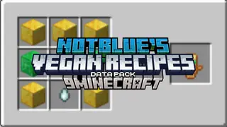 Notblue's Vegan Recipes Data Pack (1.21.8, 1.20.1) – Craft Mob Drops with Vegan Ingredients