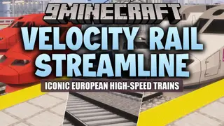 Velocity Rail Streamline Resource Pack (1.20.1) – Iconic French High-Speed