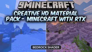 Creative HD Material Pack – Minecraft with RTX Shader (26.x, 1.21)