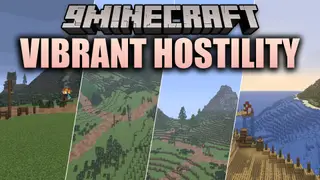 Vibrant Hostility Shaders (26.2, 1.20.1) – Stylized Cartoon Visuals and Shadows