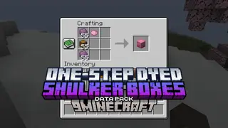 One-Step Dyed Shulker Boxes Data Pack (1.21.8, 1.20.1) – Simplify Shulker Box Crafting
