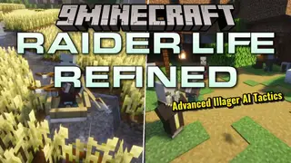 Raider Life Refined Mod (26.1.2, 1.20.1) – Survive Relentless Illager Raids