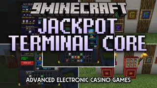Jackpot Terminal Core Mod (1.21.1) – Play Casino Minigames and Bet with Friends
