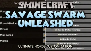 Savage Swarm Unleashed Mod (1.21.1, 1.20.1) – Survive Ruthless Monster Hordes