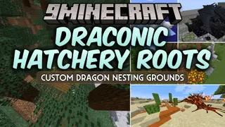 Draconic Hatchery Roots Mod (1.18.2) – Find Rare Dragon Nests in Every Biome