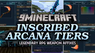 Inscribed Arcana Tiers Mod (1.21.1) – Turn Monster Drops Into Powerful RPG Loot