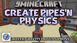 Create Pipes'n Physics Mod (1.21.1) – Move Liquids Downhill with Real World