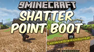 Shatter Point Boot Mod (1.21.1, 1.20.1) – Send Mobs Flying and Smash Walls