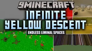 Infinite Yellow Descent Mod (26.1.2, 1.21.11) – Noclip Into Endless Liminal