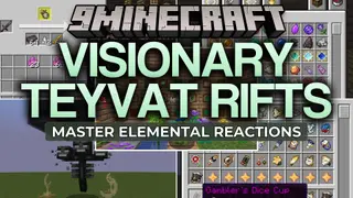 Visionary Teyvat Rifts Mod (1.21.1, 1.20.1) – Master Elemental Combat Against