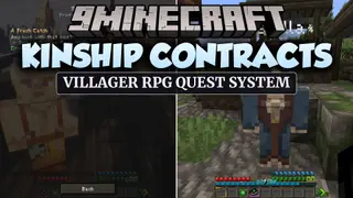 Kinship Contracts Mod (1.21.1, 1.20.1) – Take on Village Quests to Earn Trust