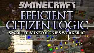 Efficient Citizen Logic Mod (1.21.1, 1.20.1) – Smarter Colony Workers