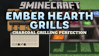 Ember Hearth Grills Mod (1.21.1, 1.20.1) – Cook Delicious Skewers Over Hot