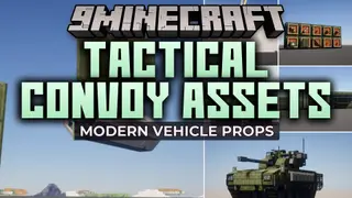 Tactical Convoy Assets Mod (1.21.1, 1.20.1) – Equip Combat Vehicles