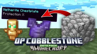 OP Cobblestone Data Pack (1.21.5, 1.21.4) – Break Cobblestone, Get Overpowered Loot