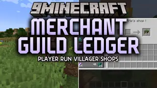 Merchant Guild Ledger Mod (1.21.1, 1.20.1) – Hire Villagers to Run Custom