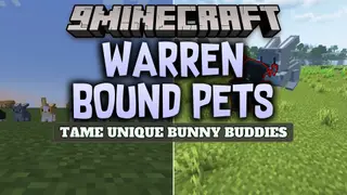 Warren Bound Pets Mod (1.21.8, 1.20.1) – Turn Wild Rabbits Into Loyal Traveling