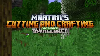 Martinis Cutting And Crafting Data Pack (1.21.5, 1.21.4) – Essential Recipes For A Better Minecraft