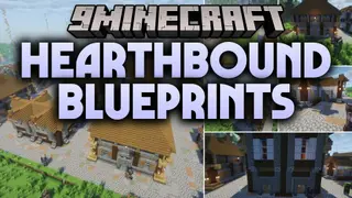 Hearthbound Blueprints Mod (26.1.2, 1.21.1) – Build Furnished Houses Instantly