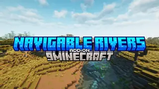 Navigable Rivers Data Pack Add-On (1.21.4, 1.20.1) – Immersive And Navigable World