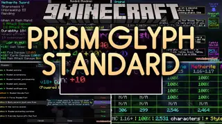 Prism Glyph Standard Resource Pack (26.2, 1.20.1) – Colorful Shaded Text