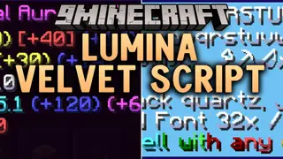 Lumina Velvet Script Resource Pack (26.2, 1.20.1) – Polished Gradient Letters